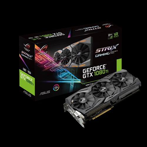 VGA Asus ROG Strix NVIDIA GeForce GTX1080Ti 11GB GDDR5X _ ROG STRIX GTX1080TI-11G-Gaming (318MT)